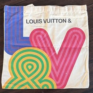 Louis Vuitton Canvas Tote with Vibrant Patterns Brand NEW